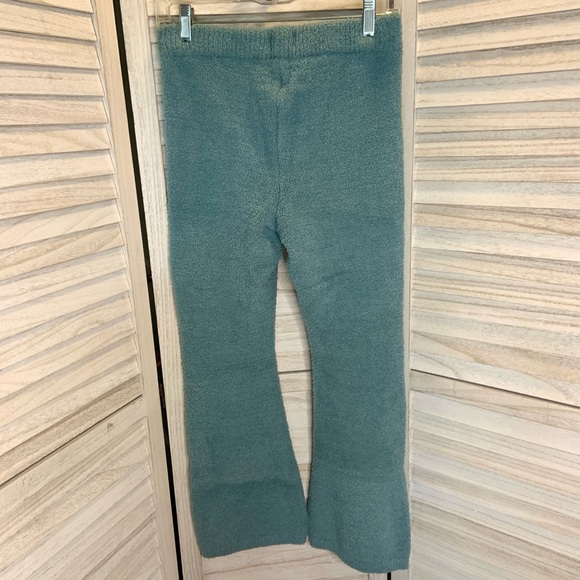 Art Class Target Teal Blue Sherpa Fleece Fit and Flare Mid Rise Lounge Pants - Picture 3 of 8